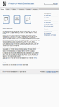 Mobile Screenshot of friedrich-kiel-gesellschaft.de