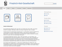 Tablet Screenshot of friedrich-kiel-gesellschaft.de